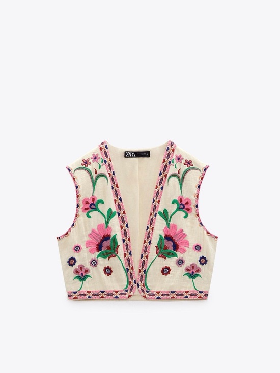 Zara Other - Zara Cream Lightweight Lined Top